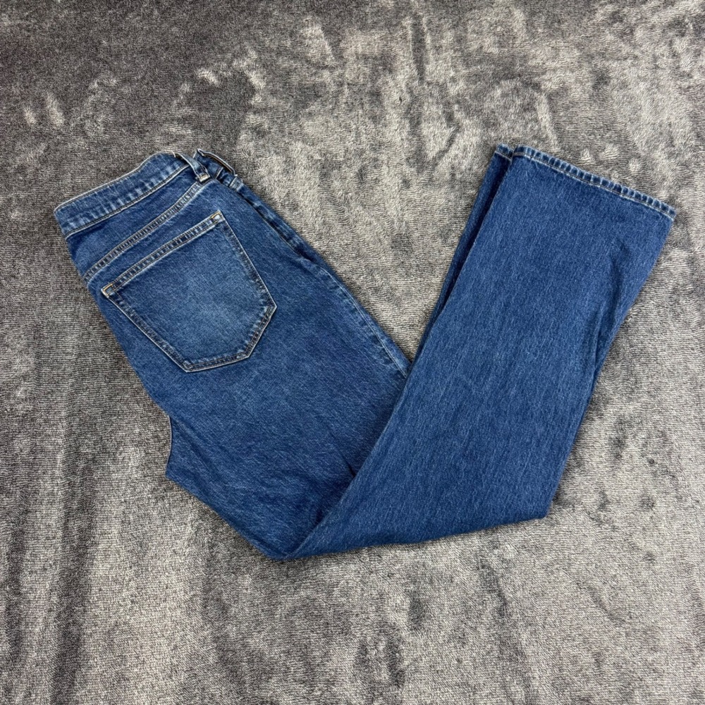 J.Crew Jeans Womens 27T Blue Mid-Rise Flare Crop Stretch Denim